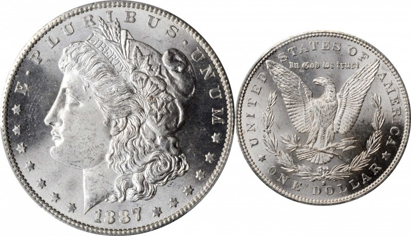 Morgan Silver Dollar

1887-S Morgan Silver Dollar. MS-65 (PCGS).

Intensely ...