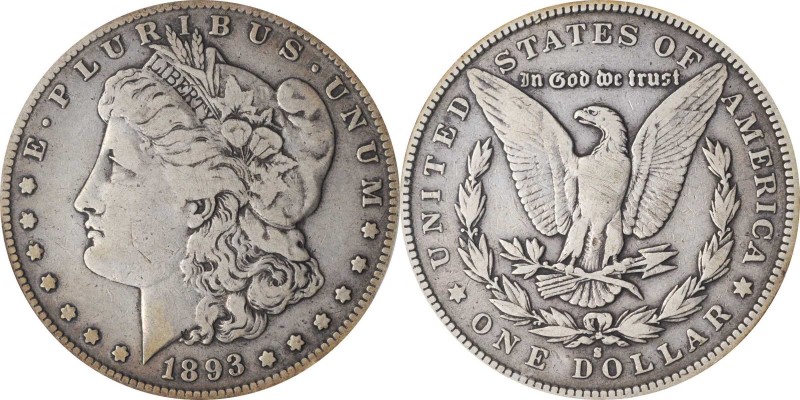 Morgan Silver Dollar

1893-S Morgan Silver Dollar. VF-20 (PCGS). CAC.

This ...