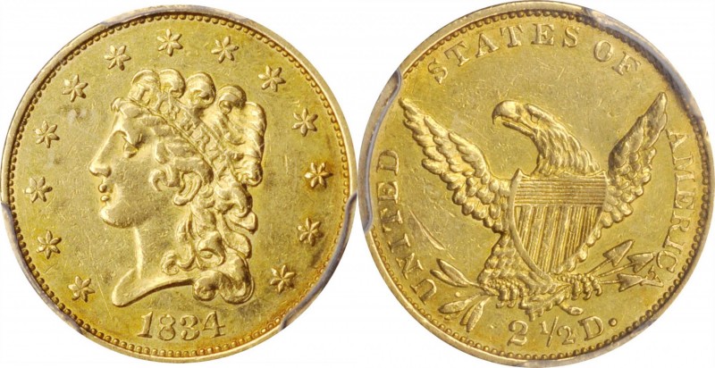 Classic Head Quarter Eagle

1834 Classic Head Quarter Eagle. HM-1. Rarity-2. S...