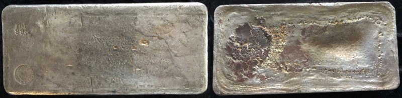 Ingots

Imposing 1,000-Ounce Class New York Assay Office Silver Ingot

1968 ...