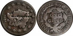 Counterstamps

H. ANSBACHER on an 1831 Matron Head large cent. Brunk-Unlisted, Rulau-Unlisted. Host coin Very Good. 

Henry Ansbacher (1819-1888) ...