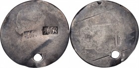 Counterstamps

AB in a box punch three times on a 1790s Spanish Colonial 2 reales. Brunk B-19, Rulau-Unlisted. Host coin Poor and holed. 

This is...