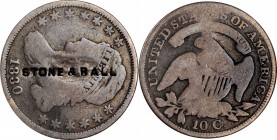 Counterstamps

STONE & BALL on an 1830 Capped Bust dime JR-3. Brunk S-1021, Rulau-NY-1027L var. Host coin Very Good. 

he firm of Stone & Ball of ...