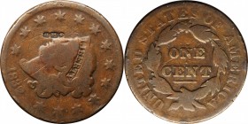 Counterstamps

(star) (lion) (D) in box punches on an 1832 Matron Head large cent. Brunk-Unlisted, Rulau-Unlisted. Host coin Very Good.

These are...