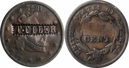 Counterstamps

T. TILER in a serrated box punch on an 1842 Braided Hair large cent. Brunk T-293, Rulau-Unlisted. Host coin Very Fine. 

Deep, well...