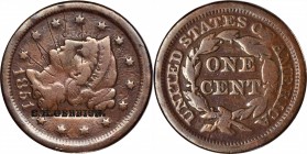 Counterstamps

S.H. GERRISH. on an 1851 Braided Hair large cent. Brunk G-187, Rulau-Unlisted. Host coin Very Good, but with obverse graffiti. 

Br...