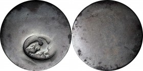 Counterstamps

(eagle) counterstamped in an oval box punch on an 1800s Draped Bust large cent. Brunk ETC-15, Rulau-Unlisted. Host coin Poor.

An e...