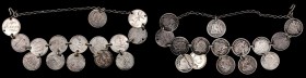 Engraved Coins, Love Tokens, and Coin Jewelry

Love Token Bracelet Made of 15 Half Dimes. 

This bracelet is constructed of 11 Capped Bust and Sea...