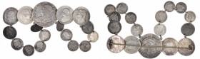 Engraved Coins, Love Tokens, and Coin Jewelry

Silver Coin Broach Made from 17 coins. 

5 coins are joined together to form the hanger for the oth...