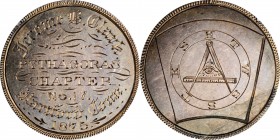 Engraved Coins, Love Tokens, and Coin Jewelry

Engraved Masonic Chapter Coin Fashioned out of an U.S. Half Dollar.

One side of the host coin is e...