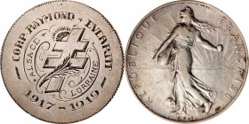 Engraved Coins, Love Tokens, and Coin Jewelry

Engraved World War I Memento Fashioned out of a French 50 Centimes. 

The reverse of the host coin ...