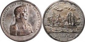 Naval Medals

"1814" Captain Johnston Blakely / USS Wasp vs. HMS Reindeer Naval Medal. By Moritz Furst. Julian NA-6. Silvered Bronze. About Uncircul...