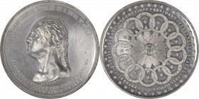 Washingtoniana

1889 Inauguration Centennial Thirteen Links Medal. Musante GW-187, Douglas 52A. White Metal. MS-61 (PCGS).

54 mm.

Estimate: $ ...