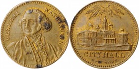 Washingtoniana

Lot of (5) Washington Medals. Brass.

Included are: Musante GW-408, Baker-598; Musante GW-410, Baker-602; Musante GW-425, Baker-62...