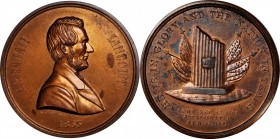 Lincolniana

"1865" Broken Column Medal. By William H. Key. Cunningham 9-460C, King-247. Copper. Mint State.

51 mm.

Estimate: $ 250