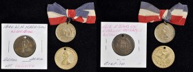 Political Medals and Related

Lot of (3) William Henry Harrison Campaign Medals, 1840-1841. Brass.

Pierced for suspension. An intriguing lot of a...