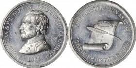 Political Medals and Related

1864 George B. McClellan Campaign Medal. DeWitt-GMcC 1864-10. White Metal. About Uncirculated.

31.5 mm.

From the...