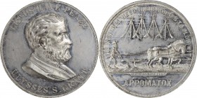 Political Medals and Related

Undated (1868) Ulysses S. Grant Campaign Medal. DeWitt-USG 1868-4. White Metal. About Uncirculated.

50 mm.

From ...