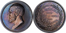 Presidents and Inaugurals

1881 James A. Garfield Memorial Medal. By William Barber. Julian PR-43. Silver. Mint State.

26 mm. 9.10 grams.

From...
