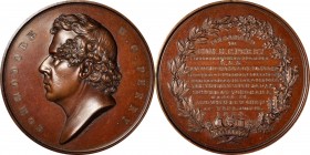Personal Medals

"1854" (1856) Commodore Matthew C. Perry, Treaty with Japan Medal. By Francis N. Mitchell. Julian PE-26. Bronze. Mint State.

65....
