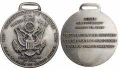 Commemorative Medals

1942 Watch Fob Commemorating the Transfer of the Danish West Indies to the United States. Silvered Brass. Extremely Fine.

3...
