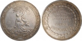So-Called Dollars

1876 U.S. Centennial Exposition. Official Medal. HK-20, Julian CM-10. Rarity-4. Silver. Very Fine, Edge Nicks, Obverse Scratch.
...