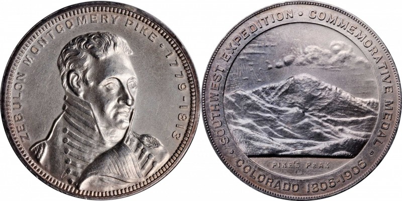 So-Called Dollars

1906 Pike's Peak, "Southwest Expedition" Centennial. Offici...