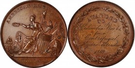 Agricultural, Scientific, and Professional Medals

1869 American Institute Award Medal. By Robert Lovett. Harkness Ny-150, var. Bronze. Mint State....
