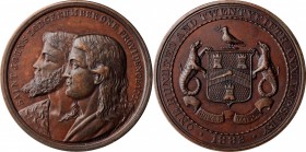 Religious, Society, and Fraternal Medals

1882 St. John's Lodge (Providence, Rhode Island) 125th Anniversary Medal. By William Barber. Julian RF-21....