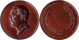 Life Saving Medals

"1874" (post-1875) John Horn Award Medal for Lifesaving. By Charles E. Barber. Julian LS-14. Bronzed Copper. MS-65 BN (NGC).

...