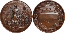 Fairs and Expositions

1909 Alaska-Yukon-Pacific Exposition. Silver-Level Award Medal. By Ziegler. Bronze. About Uncirculated.

76.5 mm. Obv: Colu...