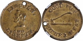 Patriotic Civil War Tokens

Undated (1864) Lincoln Portrait / Axe and Log. Fuld-133/458 b, Cunningham 5-960B, King-107, DeWitt-AL 1864-43. Rarity-5....