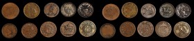 Patriotic Civil War Tokens

Lot of (10) 1863 Patriotic Civil War Tokens. Copper.

19 mm. All are different, in grades that range from Fine to Abou...