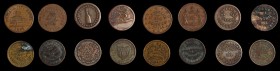 Civil War Store Cards

Lot of (8) 1863 Civil War Store Cards. Copper.

From New Jersey, Ohio, Pennsylvania, and Rhode Island. All are different an...