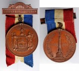 Civil War and Confederacy

1893 New York State Gettysburg Battlefield Monument Dedication Badge. Bronzed Copper. About Uncirculated.

44.3 mm, bad...