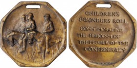 Civil War and Confederacy

Undated Stone Mountain Memorial -- The Children's Founders' Roll Medal. Brass. About Uncirculated.

31 mm, octagonal. I...