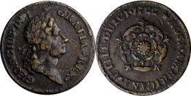 Rosa Americana Penny

1722 Rosa Americana Penny. Martin 2.8-D.1, W-1268. Rarity-5. UTILE DULCI. Very Fine, Corrosion.

132.9 grains. This lot incl...