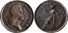 Wood's Hibernia Halfpenny

1723 Wood's Hibernia Halfpenny. Martin 4.33-Gb.2, W-13120. Rarity-3. AU-50 (PCGS).

120.6 grains.

PCGS# 180. NGC ID:...