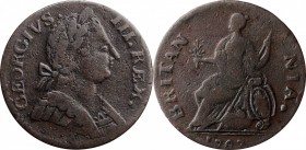 Machin's Mills Halfpenny

1787 Machin's Mills Halfpenny. Vlack 17-87A, W-7900. Rarity-2. GEORGIVS III, Group II. Very Fine.

109.4 grains.

PCGS...