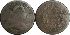 Draped Bust Cent

1798 Draped Bust Cent. S-155. Rarity-3. Reverse of 1795. Good-4.

A distinctive variety featuring the most widely spaced date of...
