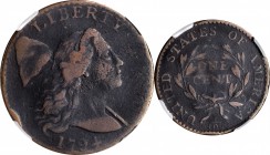 Liberty Cap Cent

1794 Liberty Cap Cent. S-41. Rarity-3. Head of 1794. VF Details--Environmental Damage (NGC).

PCGS# 35588. NGC ID: 223P.

Esti...