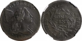 Liberty Cap Cent

1794 Liberty Cap Cent. S-42. Rarity-4. Head of 1794. VF Details--Corrosion, Rim Damage (NGC).

PCGS# 35591. NGC ID: 223P.

Est...