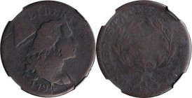 Liberty Cap Cent

1794 Liberty Cap Cent. S-46. Rarity-3. Breen Die State V. Head of 1794. Good-6 BN (NGC).

PCGS# 35603. NGC ID: 223P.

Ex David...