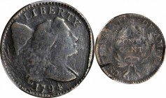 Liberty Cap Cent

1794 Liberty Cap Cent. S-69. Rarity-3. Head of 1795. VG Details--Repaired (PCGS).

PCGS# 35690. NGC ID: 223R.

Estimate: $ 150