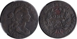 Draped Bust Cent

1802 Draped Bust Cent. S-226. Rarity-3. VF-30 (PCGS).

PCGS# 36293. NGC ID: 224E.

Ex Robinson S. Brown, Jr.; Superior's sale ...