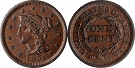 Braided Hair Cent

1851 Braided Hair Cent. N-7. Rarity-1. AU-58 (ANACS).

PCGS# 1892.

From the EAC Convention Sale of March 2001, lot 508. Lot ...