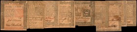 Colonial Notes

Lot of (9) PA-115, 143, 154, 156, 157, 175, 181, 187 & 189. Pennsylvania. 1764-75. Mixed Denominations. Good to Very Fine.

A larg...
