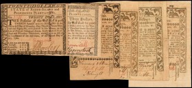 Colonial Notes

Lot of (6) RI-284, 289, 291, 298, 299 & 301. Colonial Notes. 1780-86. Rhode Island. Very Fine to About Uncirculated.

A grouping o...