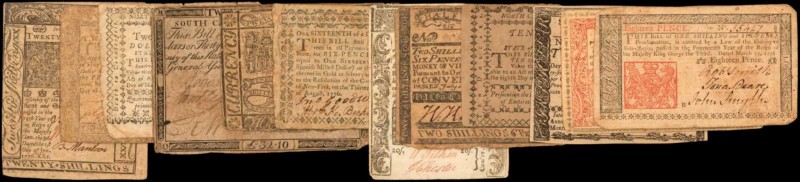 Colonial Notes

Lot of (14) Mixed Colonial & Continental Notes. Very Good to E...