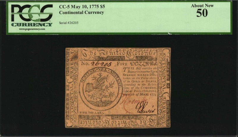 Continental Currency

Lot of (2) CC-5 & CC-6. Continental Currency. May 10, 17...
